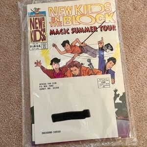 New Kids on the Block Comic #2 Harvey Comics Magic Summer Tour Fan Club Sealed